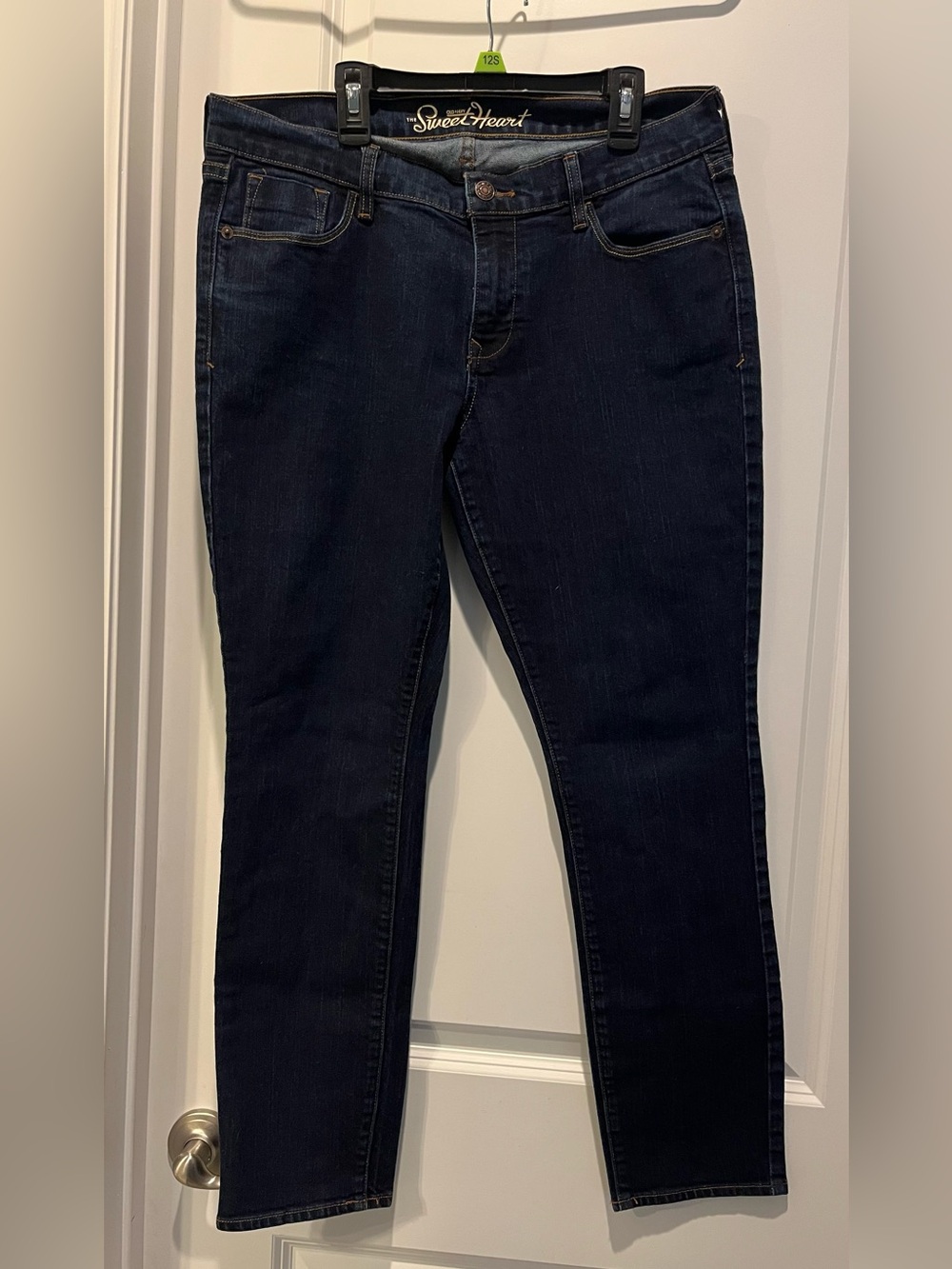 Women’s  Old Navy The Sweet Heart Mid- Rise  Dark Rinse Skinny Jeans Size 10 S